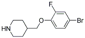 4-[(4-BROMO-2-FLUOROPHENOXY)METHYL]PIPERIDINE Struktur