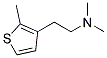 DIMETHYL-[2-(2-METHYL-THIOPHEN-3-YL)-ETHYL]-AMINE Struktur