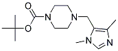 4-(3,5-DIMETHYL-3H-IMIDAZOL-4-YLMETHYL)-PIPERAZINE-1-CARBOXYLIC ACID TERT-BUTYL ESTER Struktur