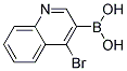 (4-BROMOQUINOLIN-3-YL)BORONIC ACID Struktur