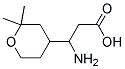 3-AMINO-3-(2,2-DIMETHYL-TETRAHYDRO-PYRAN-4-YL)-PROPIONIC ACID Struktur