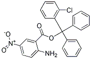 5-NITRO-2-AMINOBENZOIC ACID 2-CHLOROTRITYL RESIN Struktur