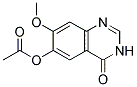 3,4-DIHYDRO-7-METHOXY-4-OXOQUINAZOLIN-6-YL ACETATE Struktur