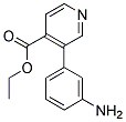 3-(3-AMINOPHENYL)-4-PYRIDINECARBOXYLIC ACID ETHYL ESTER Struktur