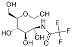 2-TRIFLUOROACETAMIDO-DEOXY-D-GLUCOPYRANOSE Struktur