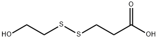 3-(2-HYDROXYETHYLDITHIO)PROPIONIC ACID Struktur