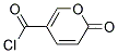 2-OXO-2H-PYRAN-5-CARBONYL CHLORID Struktur