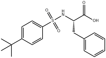 N-([4-(TERT-BUTYL)PHENYL]SULFONYL)PHENYLALANINE Struktur