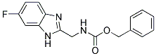 (6-FLUORO-1H-BENZIMIDAZOL-2-YLMETHYL)-CARBAMIC ACID BENZYL ESTER Struktur