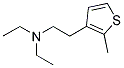 DIETHYL-[2-(2-METHYL-THIOPHEN-3-YL)-ETHYL]-AMINE Struktur