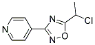 4-[5-(1-CHLOROETHYL)-1,2,4-OXADIAZOL-3-YL]PYRIDINE Struktur