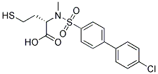 HOMOCYSTEINE, N-[(4'-CHLORO[1,1'-BIPHENYL]-4-YL)SULFONYL]-S-METHYL- Struktur