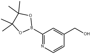 4-(HYDROXYMETHYL)PYRIDINE-2-BORONIC ACID PINACOL ESTER Struktur