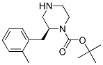 (S)-2-(2-METHYL-BENZYL)-PIPERAZINE-1-CARBOXYLIC ACID TERT-BUTYL ESTER Struktur