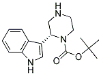 (R)-2-(1H-INDOL-3-YL)-PIPERAZINE-1-CARBOXYLIC ACID TERT-BUTYL ESTER Struktur