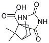 7,7-DIMETHYL-2',5'-DIOXO-1H-SPIRO[BICYCLO[2.2.1]HEPTANE-2,4'-IMIDAZOLIDINE]-1-CARBOXYLIC ACID Struktur