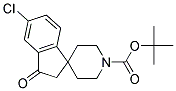 TERT-BUTYL 5-CHLORO-3-OXO-2,3-DIHYDROSPIRO[INDENE-1,4'-PIPERIDINE]-1'-CARBOXYLATE Struktur