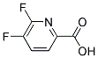 5,6-DIFLUORO PYRIDINE-2-CARBOXYLIC ACID Struktur