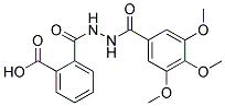 2-[N'-(3,4,5-TRIMETHOXY-BENZOYL)-HYDRAZINOCARBONYL]-BENZOIC ACID Struktur