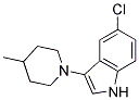 5-CHLORO-3-(4-METHYL-PIPERIDIN-1-YL)-1H-INDOLE Struktur