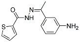 THIOPHENE-2-CARBOXYLIC ACID [1-(3-AMINO-PHENYL)-ETHYLIDENE]-HYDRAZIDE Struktur