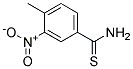 4-METHYL-3-NITROTHIOBENZAMIDE Struktur