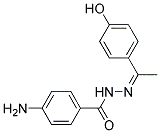 4-AMINO-BENZOIC ACID [1-(4-HYDROXY-PHENYL)-ETHYLIDENE]-HYDRAZIDE Struktur