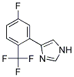 4-(5-FLUORO-2-TRIFLUOROMETHYL-PHENYL)-1H-IMIDAZOLE Struktur