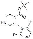 (R)-2-(2,6-DIFLUORO-PHENYL)-PIPERAZINE-1-CARBOXYLIC ACID TERT-BUTYL ESTER Struktur