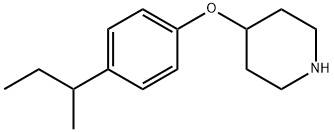 4-[4-(SEC-BUTYL)PHENOXY]PIPERIDINE Struktur