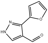 3-(2-FURYL)-1H-PYRAZOLE-4-CARBALDEHYDE Struktur