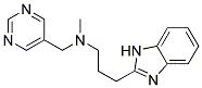 3-(1H-BENZIMIDAZOL-2-YL)-N-METHYL-N-(PYRIMIDIN-5-YLMETHYL)PROPAN-1-AMINE Struktur