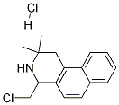 4-(CHLOROMETHYL)-2,2-DIMETHYL-1,2,3,4-TETRAHYDROBENZO[F]ISOQUINOLINE HYDROCHLORIDE Struktur