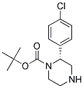 (R)-2-(4-CHLORO-PHENYL)-PIPERAZINE-1-CARBOXYLIC ACID TERT-BUTYL ESTER Struktur