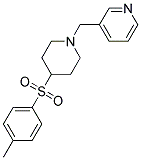 3-((4-[(4-METHYLPHENYL)SULFONYL]PIPERIDIN-1-YL)METHYL)PYRIDINE Struktur