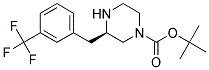 (R)-3-(3-TRIFLUOROMETHYL-BENZYL)-PIPERAZINE-1-CARBOXYLIC ACID TERT-BUTYL ESTER Struktur