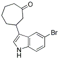 3-(5-BROMO-1H-INDOL-3-YL)-CYCLOHEPTANONE Struktur