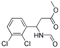 METHYL-3-FORMYLAMINO-3-(2,3-DICHLOROPHENYL)PROPIONATE Struktur