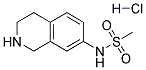 7-METHYLSULFONYLAMINO-1,2,3,4-TETRAHYDROISOQUINOLINE HCL Struktur