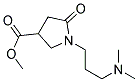 METHYL 1-[3-(DIMETHYLAMINO)PROPYL]-5-OXOPYRROLIDINE-3-CARBOXYLATE Struktur