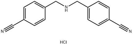 ALPHA,ALPHA'-IMINODI-P-TOLUNITRILE HYDROCHLORIDE Struktur