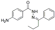 4-AMINO-BENZOIC ACID (1-PHENYL-BUTYLIDENE)-HYDRAZIDE Struktur