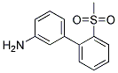 2'-(METHYLSULFONYL)-1,1'-BIPHENYL-3-AMINE Struktur