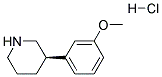 (R)-3-(3-METHOXYPHENYL)-PIPERIDINE HCL Struktur