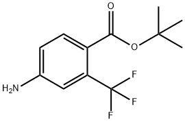 TERT-BUTYL 4-AMINO-2-(TRIFLUOROMETHYL)BENZOATE Struktur