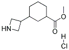 METHYL 3-(AZETIDIN-3-YL)CYCLOHEXANECARBOXYLATE HYDROCHLORIDE Struktur