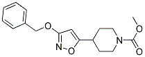 3-BENZYLOXY-5-(1-METHOXYCARBONYL-4-PIPERIDINYL)ISOXAZOL Struktur