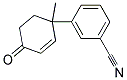 3-(1-METHYL-4-OXO-CYCLOHEX-2-ENYL)-BENZONITRILE Struktur