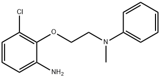 N-[2-(2-AMINO-6-CHLOROPHENOXY)ETHYL]-N-METHYL-N-PHENYLAMINE Struktur