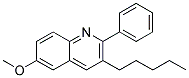 6-METHOXY-3-PENTYL-2-PHENYL-QUINOLINE Struktur